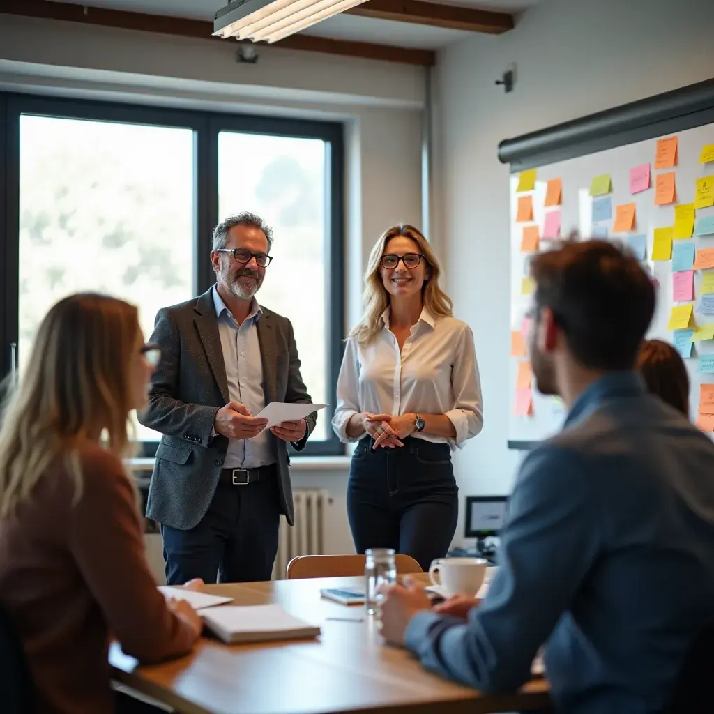 Modern office environment